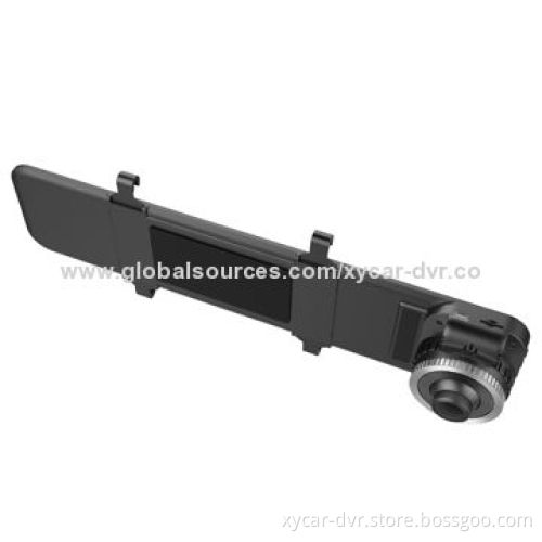 2.4-inch FHD 1,080P Ultra-thin GPS Tracking Function Rearview Mirror Cameras, Built-in 800mA BatteryNew